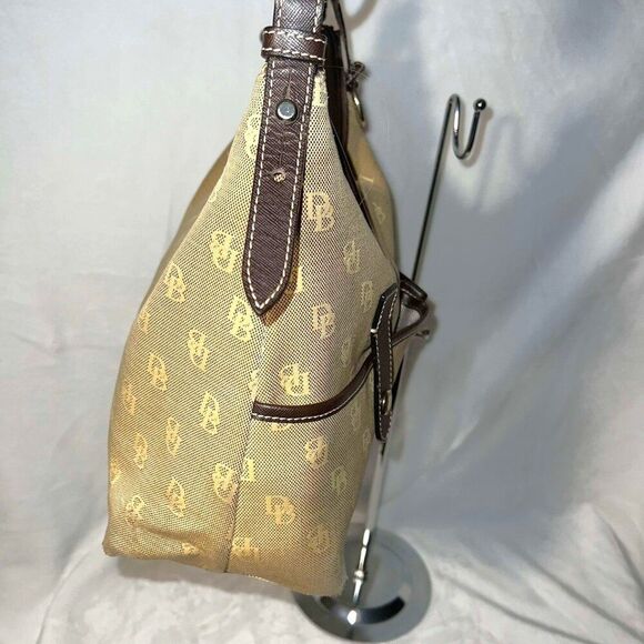 Dooney & Bourke Signature Double Front Pocket Hobo Bag - Picture 5 of 13